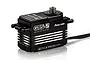 Power HD GTS-5 brushless metal geared servo in a black aluminium case with white branding and cooling fins, shown against a white background.
