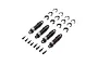 Axial Assembled Shocks w/ .213lb/in (Red) Springs 4Pcs AXI203002