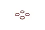 ARRMA 13x1.5mm Rubber O-Ring 4Pcs ARA716040