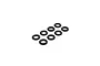 ARRMA 4x2mm Rubber O-Rings 8Pcs ARA716037