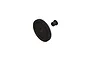 A black plastic 61T spur gear and a separate small black plastic bushing component for an ARRMA RC vehicle.