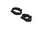 Two black ARRMA bumper springs shown from an isometric angle against a white background.