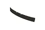 A black curved ARRMA front bumper valance spare part for RC vehicles.