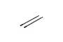 Two ARRMA 4x78mm metal shock shafts for RC vehicles, shown side-by-side against a plain white background.