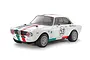 A 1/10 scale Tamiya RC model of a white Alfa Romeo Giulia Sprint with red and green racing stripes and the number 53 on the side.