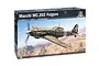Italeri 1/32 scale Macchi M.C. 202 Folgore fighter model kit box showing an illustration of the aircraft in flight over a desert landscape.