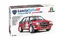 Italeri 1/12 scale Lancia Delta 16V HF Integrale Sanremo 1989 model kit box showing the finished rally car model.