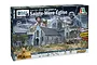 Italeri 1/72 scale Battle of Normandy Sainte-Mere-Eglise model kit box showing a diorama of a church, soldiers, and a half-track vehicle.
