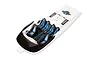 A white Traxxas M41 Widebody RC boat hatch featuring a black windshield, molded seats, and M41 decals.