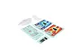 Losi 1/16 Mini B Unpainted Body Shell & Wing - Clear LOS210033