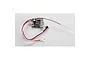 FMS 2.4Ghz R4A V3 receiver circuit board with attached antenna and wiring harness on a white background.