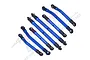 GPM Blue 6061-T6 High Clearance Adjustable Linkages TRX4MA160A-B-BEBK