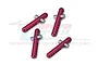 GPM Red 6061 Aluminium Front & Rear Body Posts 4Pcs MAI201FR-R