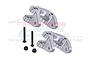 GPM Silver 7075 Aluminium Front Hub Carriers (C-Hubs) 2Pcs MGO019-S