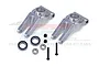 GPM Silver 7075 Aluminium Rear Hub MGO022-S