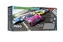 Scalextric ARC Pro Platinum GT slot car racing set box featuring four GT race cars on a track.