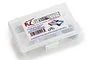 RC Screwz rubber shielded bearing kit for Arrma Senton 6S BLX in a clear plastic storage case.