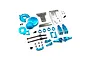 Yeah Racing Aluminium BB-01 Conversion Kit - Blue TABB-S01BU
