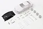 Kyosho Mini-Z Nissan Skyline GT-R R32 Painted Body Shell w/ Wheels - White MZN201