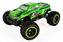 A green BlackZon Slyder MT Turbo 1/16 scale RC monster truck on a white background.