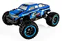 BlackZon Slyder MT Turbo RC Monster Truck Electric Brushless 4WD 1/16 Scale RTR - Blue 540201