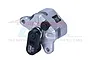 GPM Silver Blue Aluminium Front Brake Disc Calliper MX2035-S