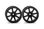 HPI 1.9" (9mm Off-Set) Work Emotion XC8 Black Rims 2Pcs 3308