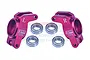 GPM Red Aluminium Rear Hubs 2Pcs w/ Larger Bearings MGG022-R