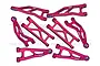 GPM Red Aluminium Front & Rear Suspension Arms Set MGG4567-R