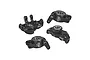 GPM Black Aluminium Steering & Rear Hubs 4Pcs w/ Larger Bearings MGG2122-BK