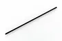A single black cylindrical joiner pipe for an RC airplane, shown against a plain white background.