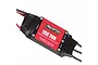 FMS Predator 20A brushless electronic speed controller with red and black wiring against a white background.