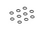 XRAY Black Aluminium 3x5x0.5mm Shims 10Pcs 303142-K