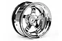 HPI 1.9" (6mm Off-Set) Work Meister S1 Chrome Rims 2Pcs 3592