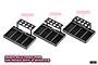 Hudy Black Aluminium Differential & Shocks Tray 109800