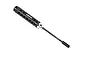 Hudy 5.5mm socket driver with a black knurled aluminium handle and a black steel shaft, isolated on a white background.