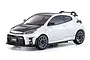 Kyosho Mini-Z Toyota GRMN Yaris Circuit Package RC Drift Car Electric AWD RTR - White Pearl 32640PW