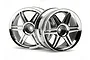 HPI 1.9" (3mm Off-Set) 12 Spoke Corsa Chrome Rims 2Pcs 3802