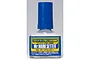 A bottle of Mr. Hobby Mark Setter decal setting solution with a blue cap and a label featuring Japanese text and the product name.