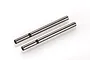 Two hardened steel suspension arm hinge pins for RC vehicles, shown against a clean white background.
