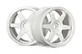 HPI 1.9" (3mm Off-Set) TE37 White Rims 2Pcs 3840