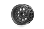 A Boom Racing 1.9 inch ProBuild beadlock rim featuring a black outer ring and a carbon fibre center disc with multiple hex screws.