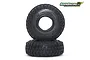Boom Racing 1.9" Hustler XTreme MC2 Narrow Snail Slime Compound Crawler Tyres 2Pcs BRTR19003-SS