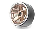 Boom Racing 2.2" Chrome/Bronze Aluminium ProBuild M13 Adjustable Offset Beadlock Rims 2Pcs BRPB2204CRBZ