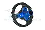 GPM Medium Carbon Steel 55T 32dp/0.8Mod Spur Gear w/ Blue Aluminium Slipper Eliminator MAVE055TS-B