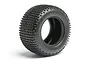 A single HPI Ground Assault RC tyre with a knobby tread pattern, shown against a white background.