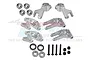 GPM Silver Aluminium Complete Hub Set w/ Larger Inner Bearings MGO192122-S