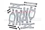 GPM Silver Aluminium Front & Rear Complete Suspension Arm Set w/ Linkages MGO4567-S