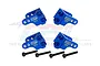 GPM Blue Aluminium Upper Shock Mounts 4Pcs LMTM2830-B