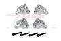GPM Silver Aluminium Upper Shock Mounts 4Pcs LMTM2830-S